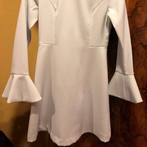 Light blue long sleeve dress